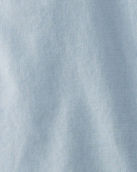 Baby Linen Romper Made with Organic Cotton