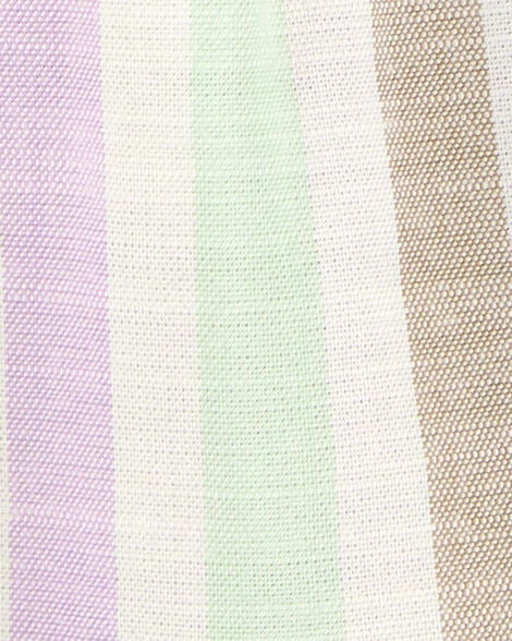  Product image 2 of Baby Striped Short-Sleeve Linen Look-alike Fashion Top