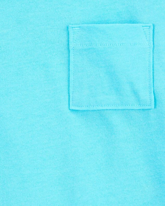 Product image 2 of Baby Solid Short-Sleeve Pocket Tee - Blue