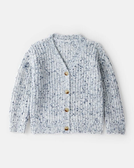 Toddler Girl Cardigan Sweater - Grey