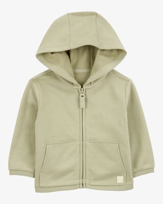 Product image 1 of Baby Zip-Up French Terry Hoodie - Green