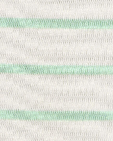 Product image 3 of Baby Boy Striped PurelySoft Romper - Green