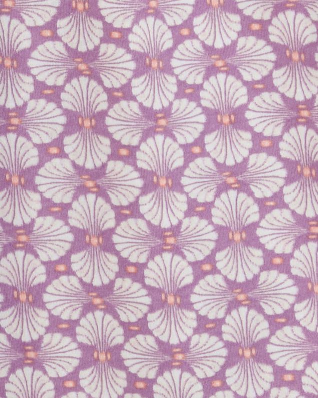 Product image 2 of Kid Tropical Print Knit Jumpsuit - Purple