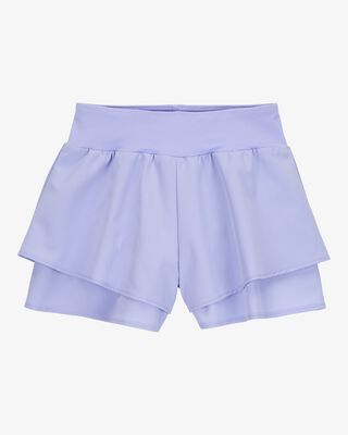 Product image 1 of Kid Flowy Layered Flip Short - Purple