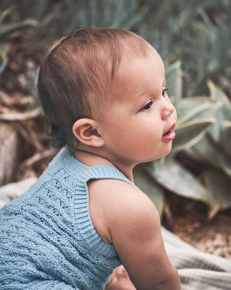 Product image 4 of Baby Organic Cotton Pointelle Romper