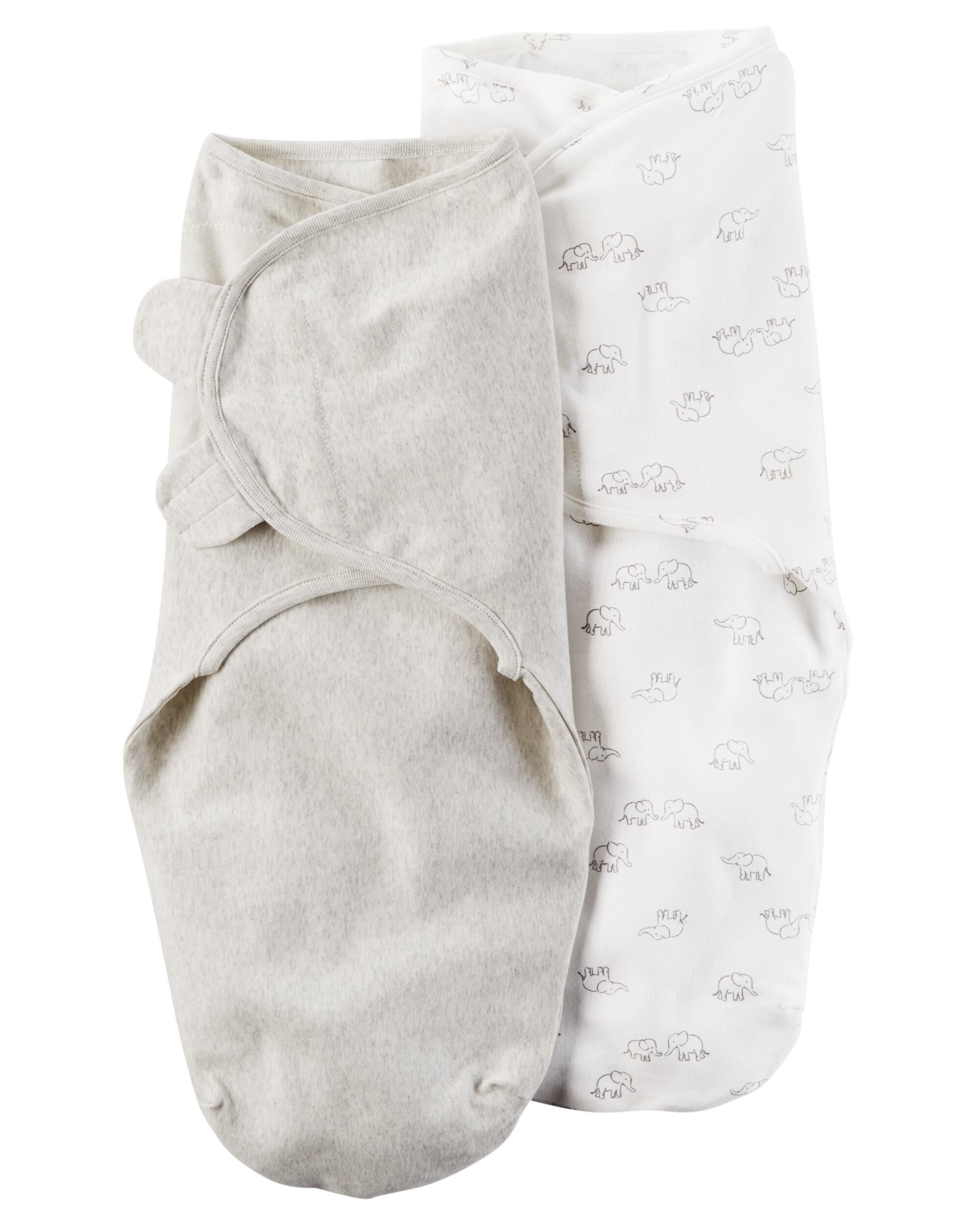 2-Pack Babysoft Swaddle Blankets 