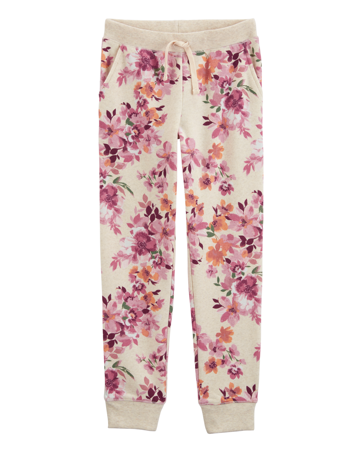 Kid Floral Print Fleece Joggers - OshKosh | Carter's Kid Floral Print Fleece Joggers - OshKosh | Carter's