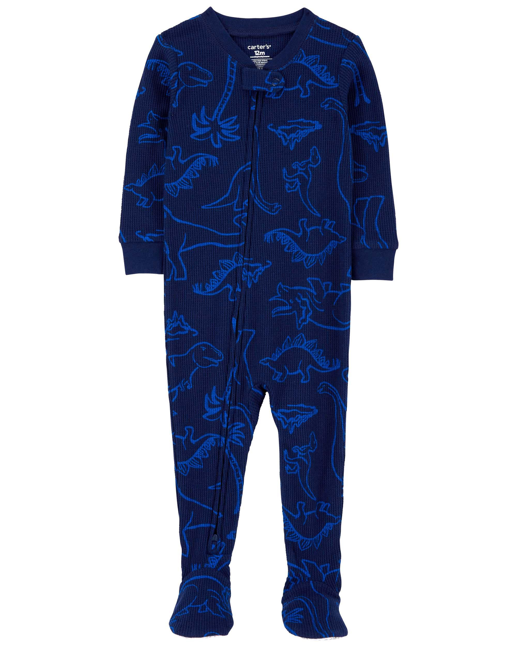Baby 1 Piece Dinosaur Thermal Footie Pajamas Carter s Carter s
