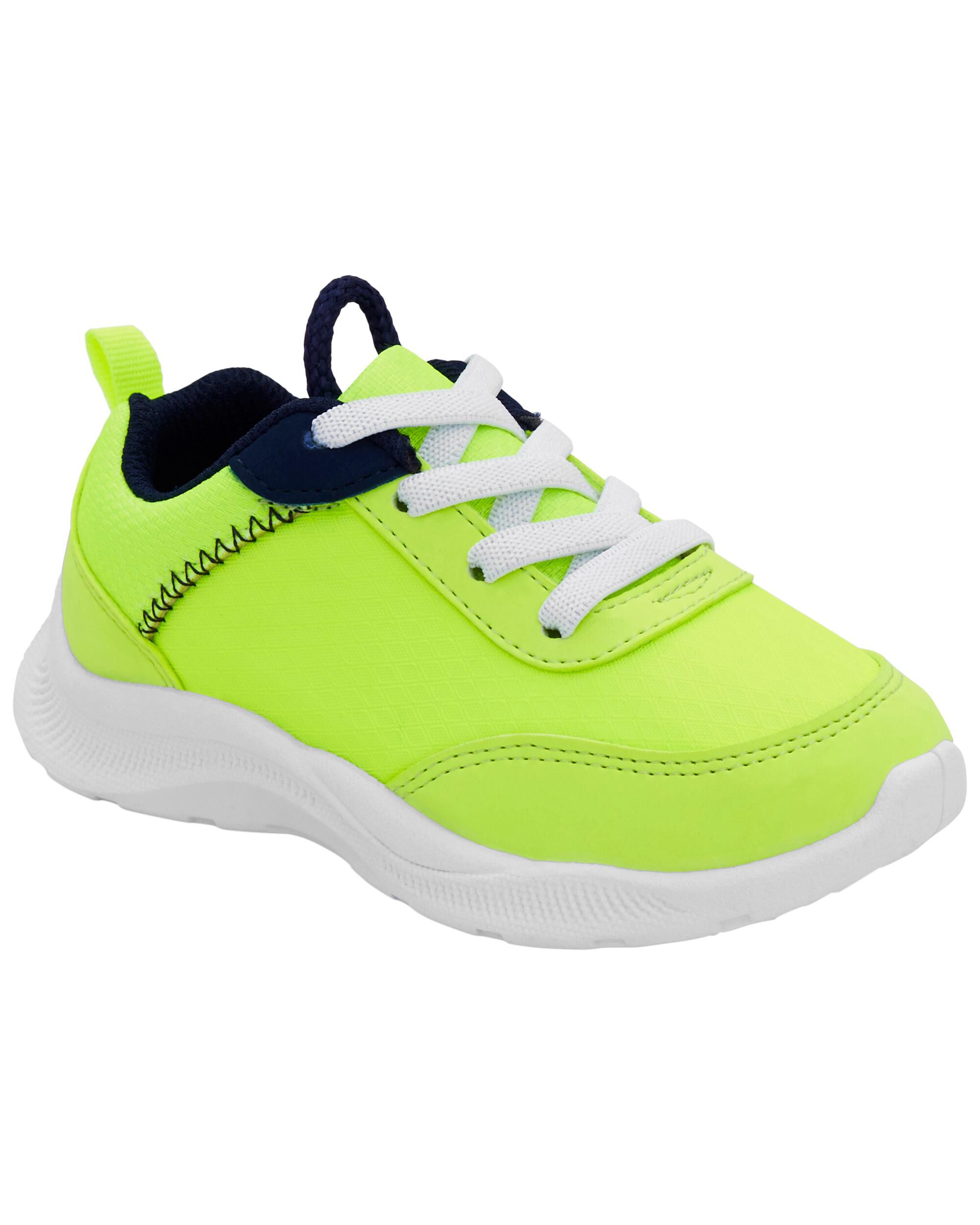 Oshkosh B gosh Toddler Boys Recycled Mesh Sneakers 4 Lime