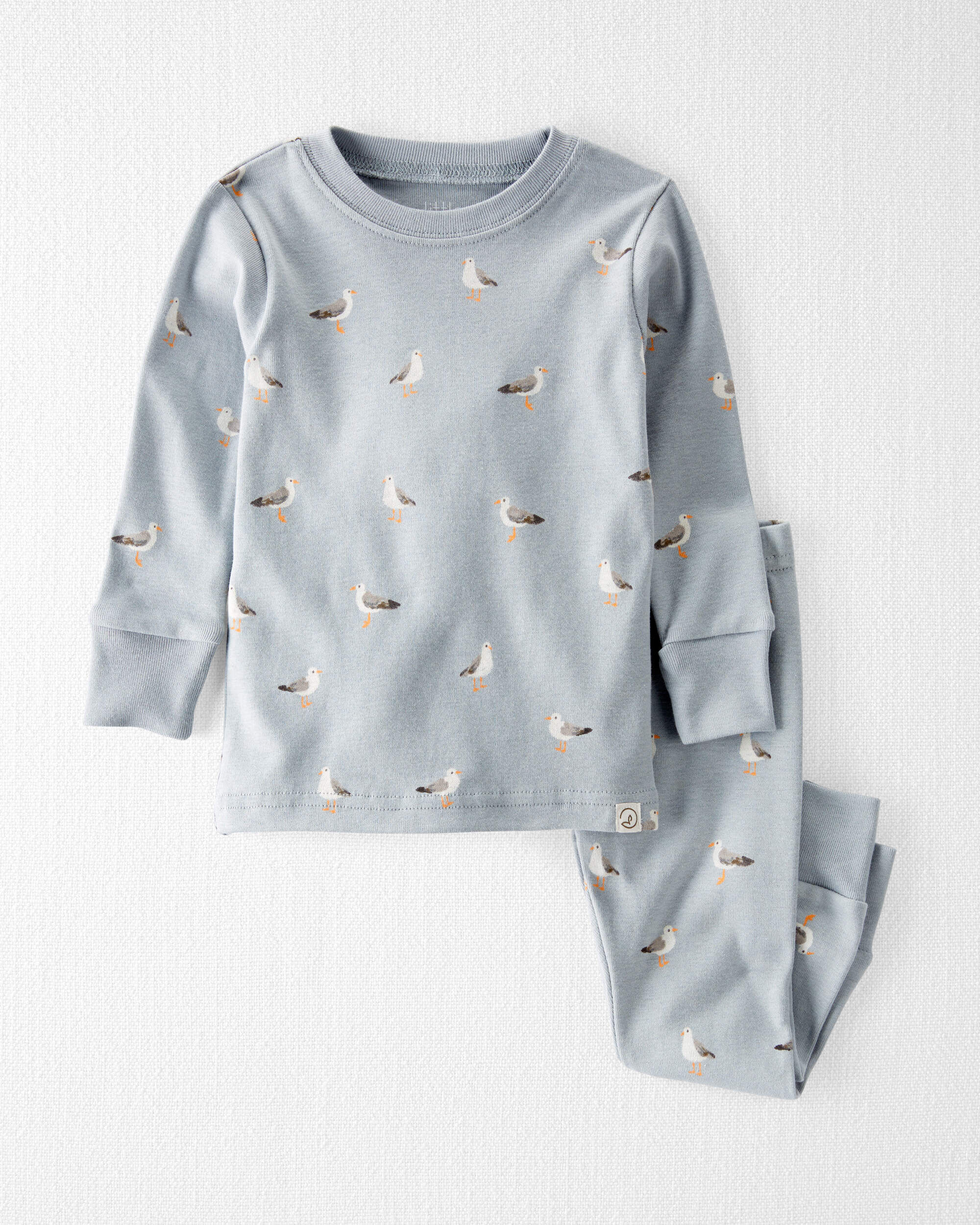 Little Planet Baby Organic Cotton Pajamas Set 12M Beach Seagull