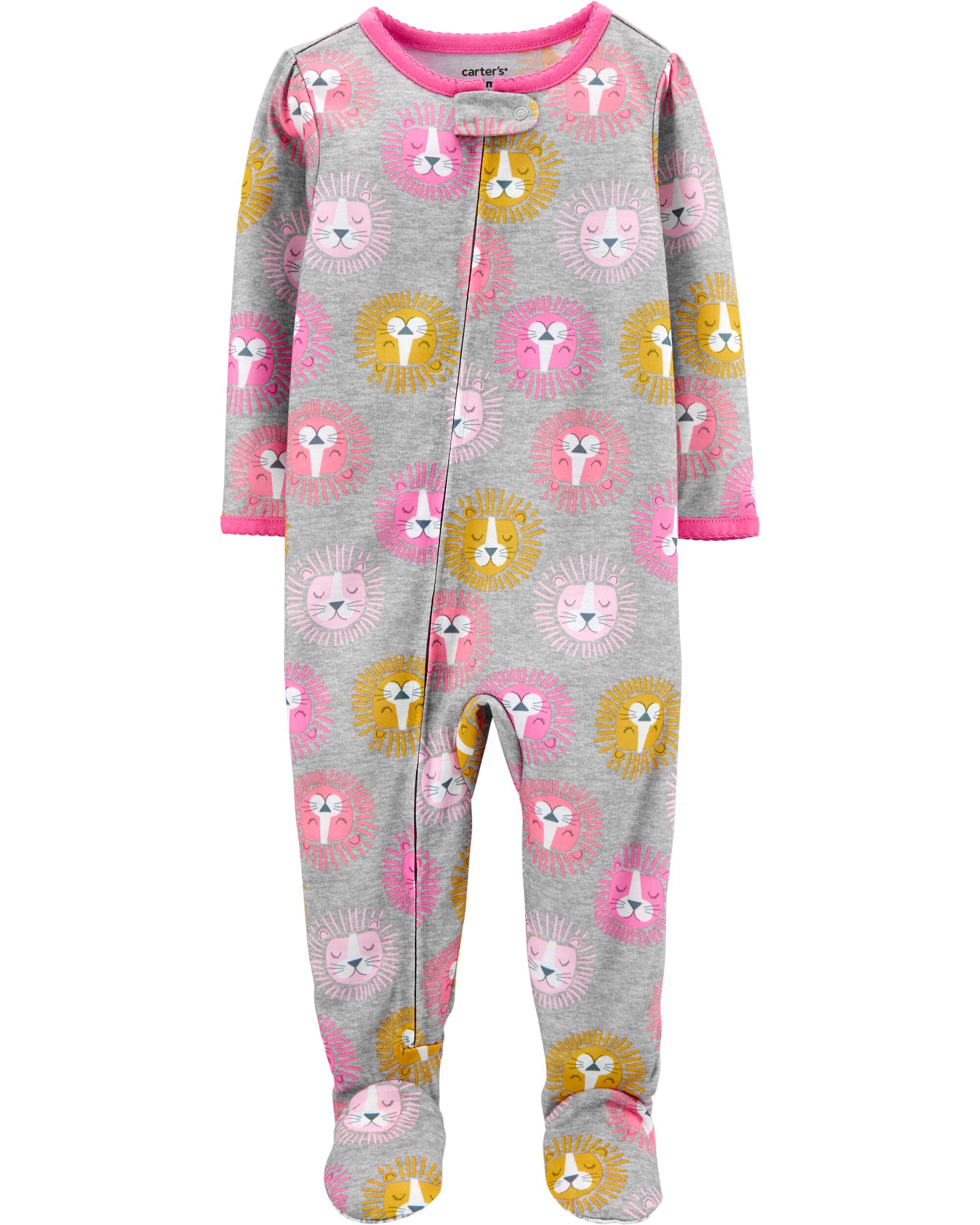 Carters Baby Boys 12M-24M One Piece Striped Holiday Fleece Pajamas 18 Months