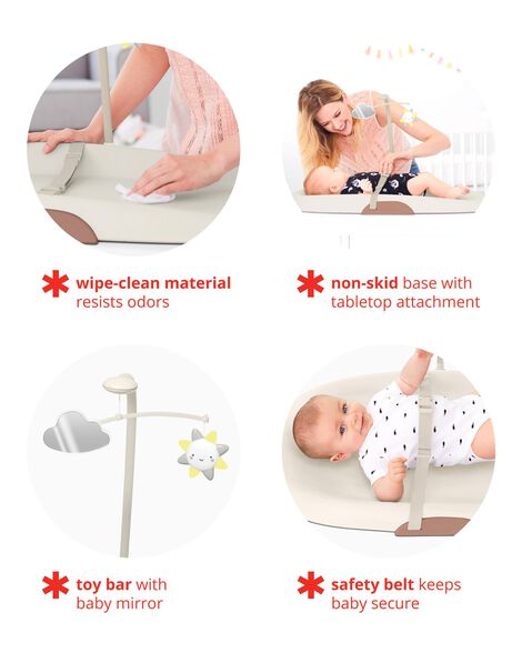  Product image 3 of Nursery Style Wipe-Clean Changing Pad - 18 in - Oat
