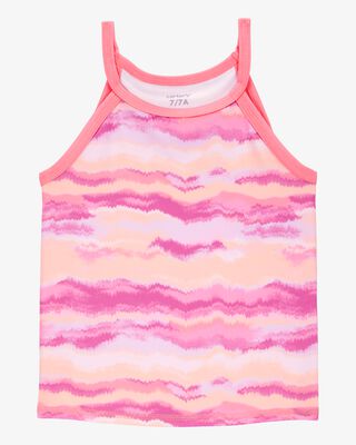 Product image 1 of Kid Cloud-Dye Print Sleeveless Tank - Pink