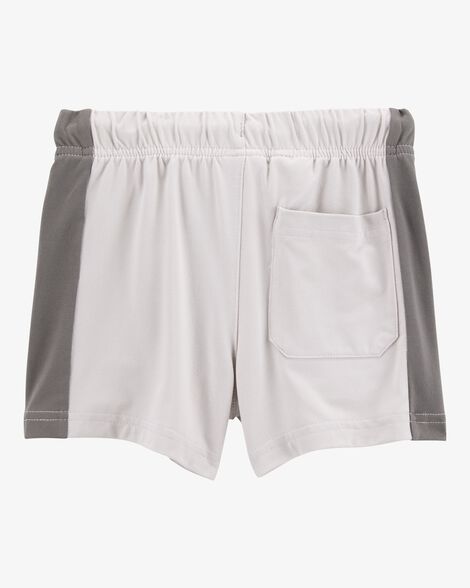  Product image 4 of Toddler Colorblock Pull-On Active Shorts - Grey