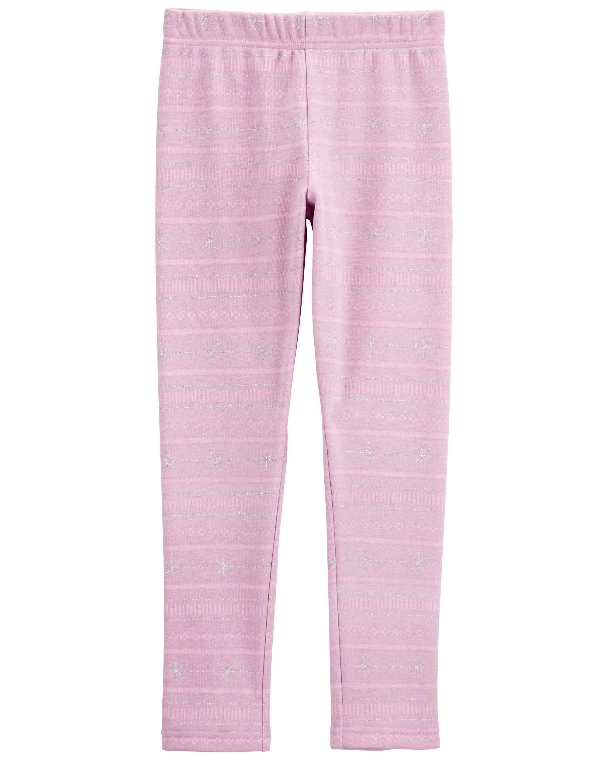 Kid Striped Cozy Fleece Leggings Carter s Carter s