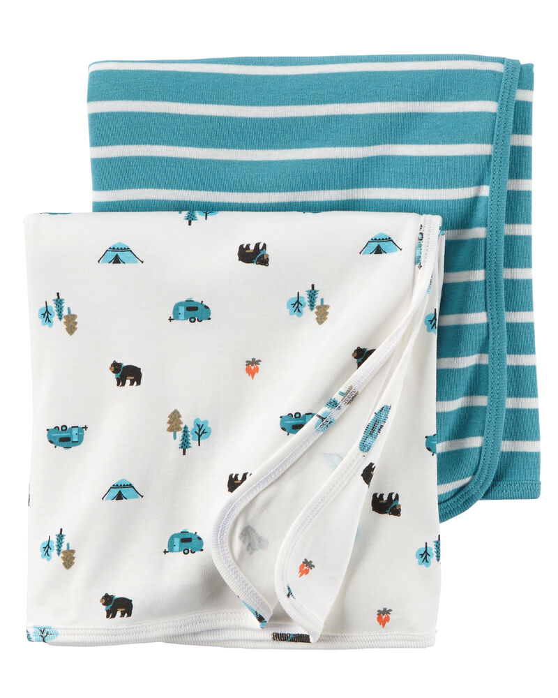 2 Pack Babysoft Swaddle Blankets Carterscom