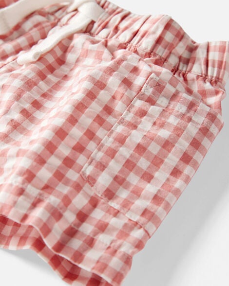  Product image 3 of Toddler Gingham Shorts Made With Organic Cotton