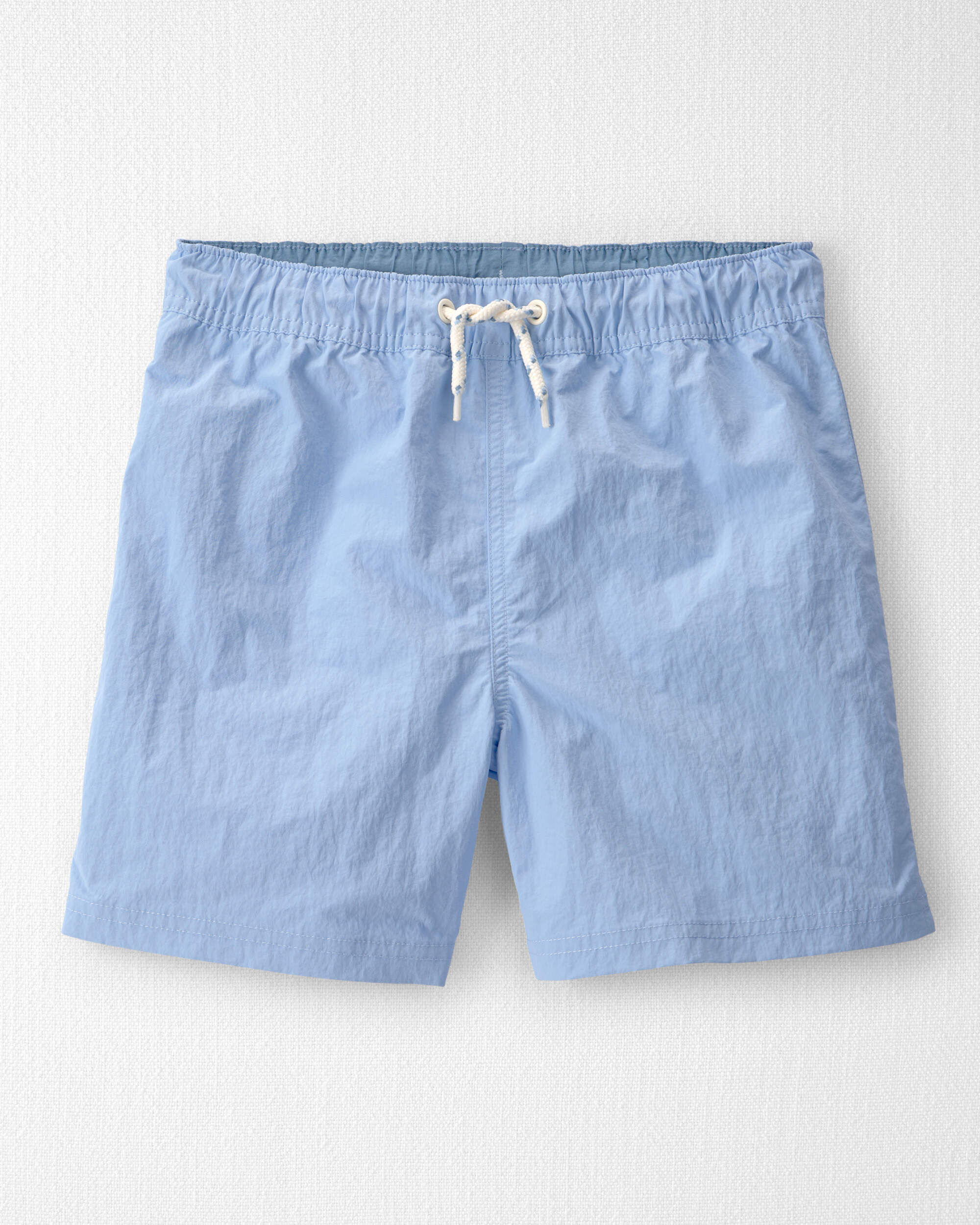 Little Planet Boys Recycled Solid Swim Trunks 4 Blue Flag 17$