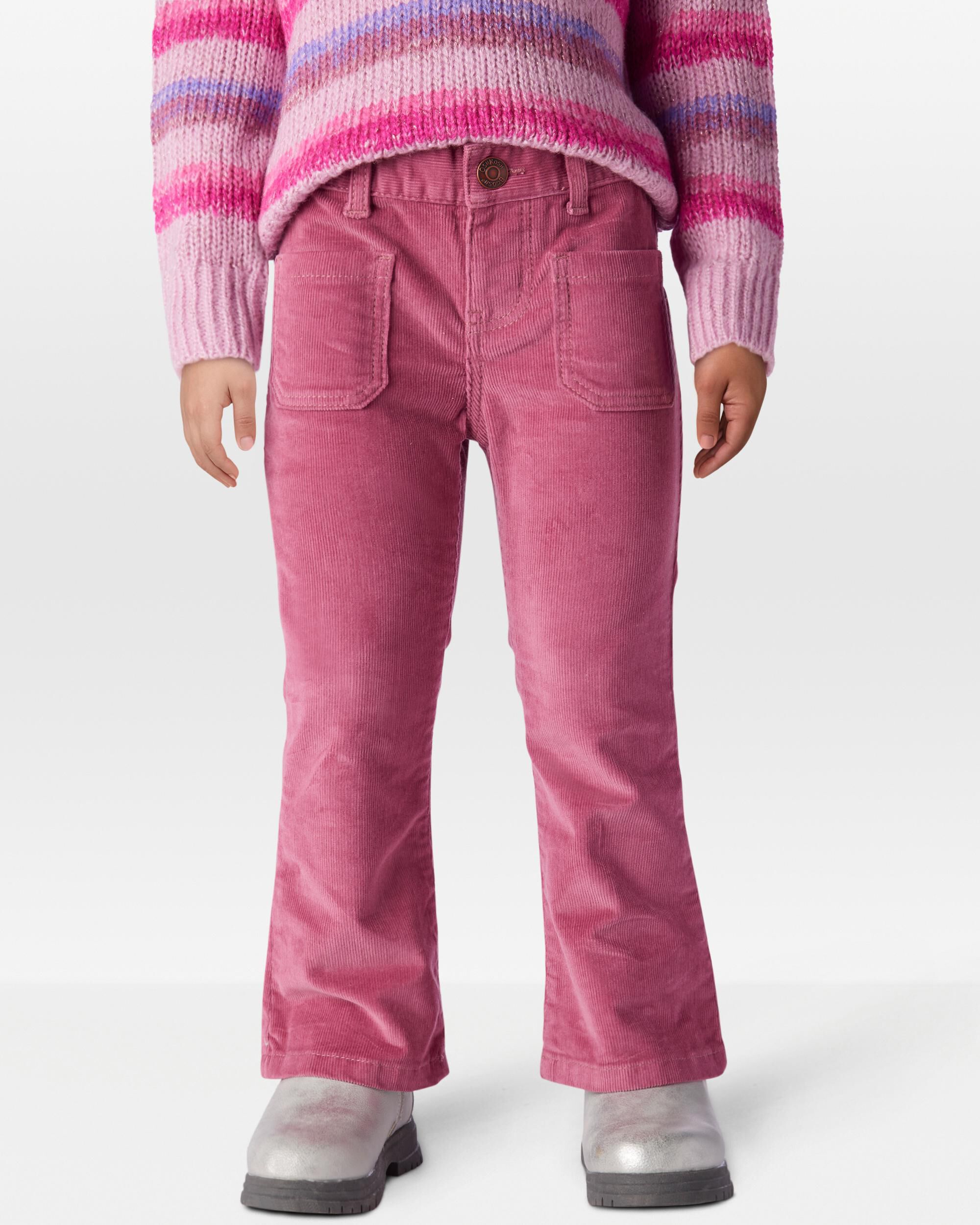 Toddler Flared-Leg Corduroy Pants - Pink - OshKosh | Carter's
