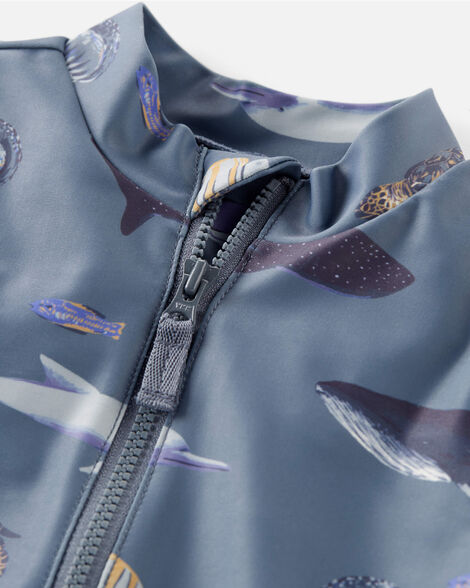 Product image 2 of Baby Boy Recycled Long Sleeve Rashguard Swimsuit