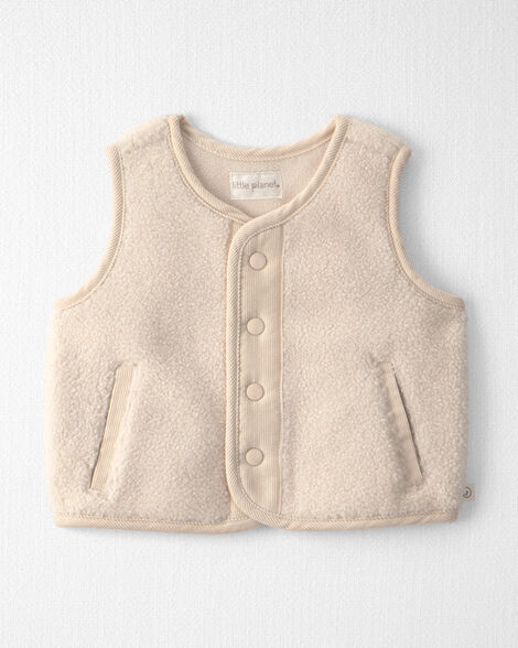 Baby Recycled Teddy Fleece Vest