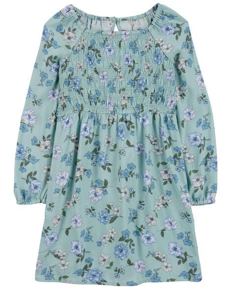  Product image 1 of Kid Floral Print Smocked Dress