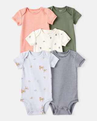 Baby Boy Western Cowboy Print Loose Fit Long-Sleeve Sleep & Play - Grey
