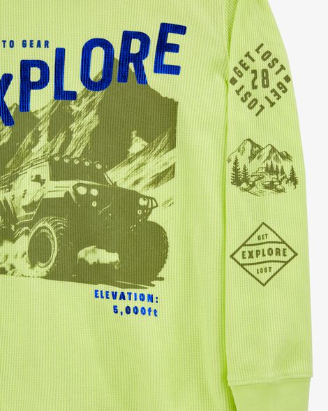  Product image 2 of Kid Explore Truck Thermal Graphic Tee
