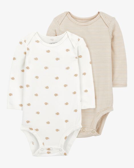  Product image 1 of Baby 2-Pack PurelySoft Long-Sleeve Bodysuits