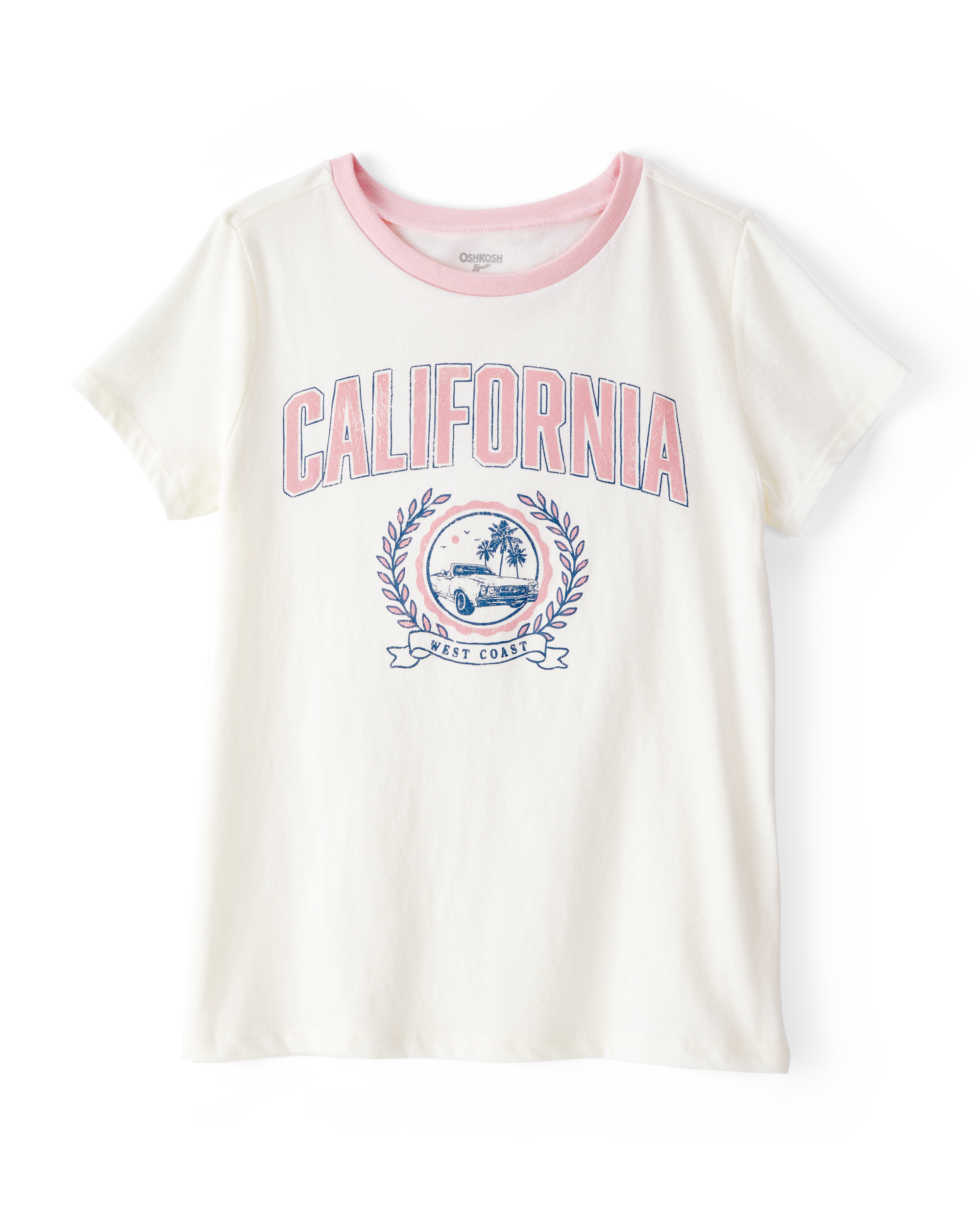 Kid California Short-Sleeve Graphic Tee - White