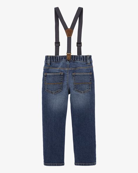 Product image 2 of Toddler Boy Stretch Denim Suspenders