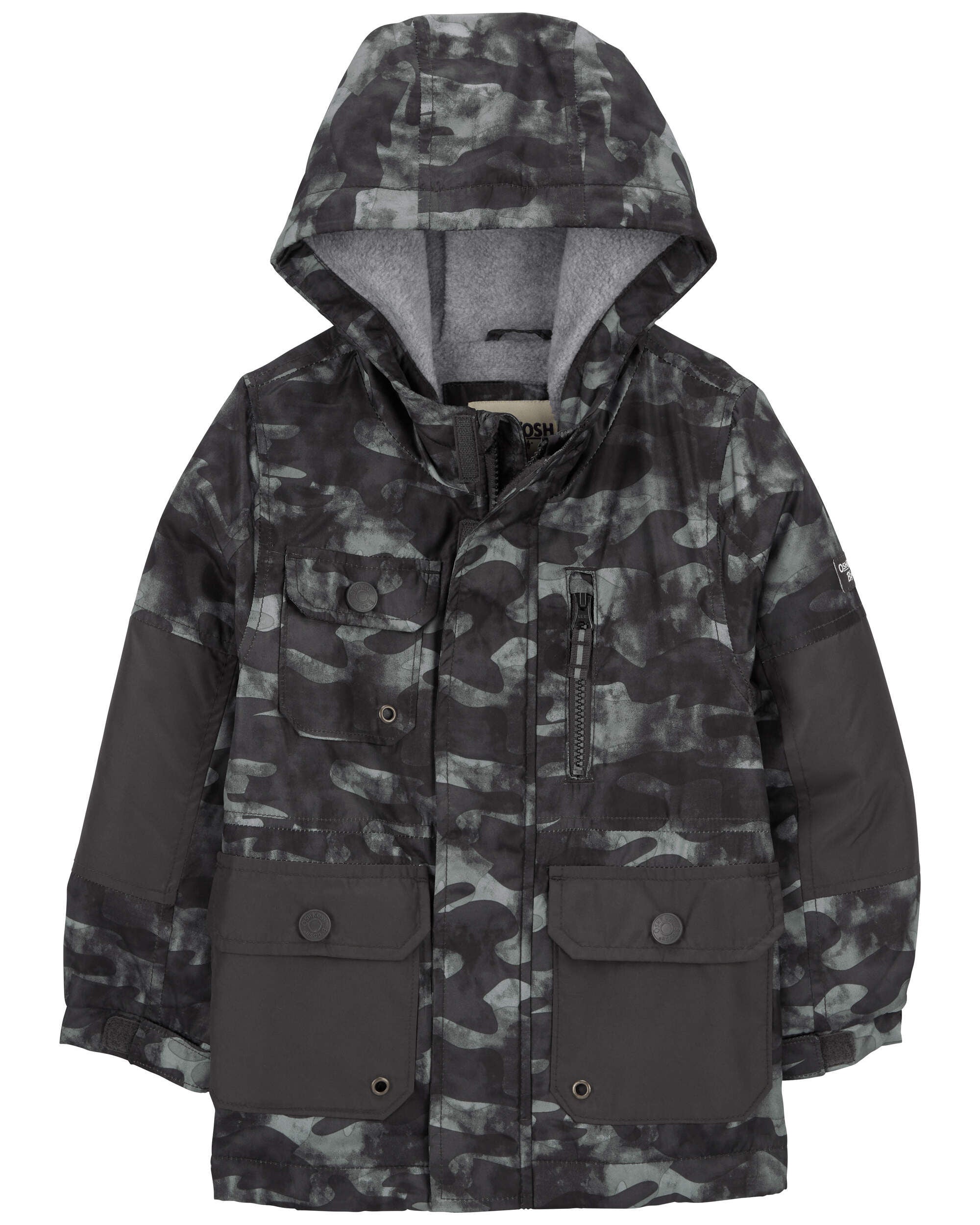 Boys camo raincoat deals
