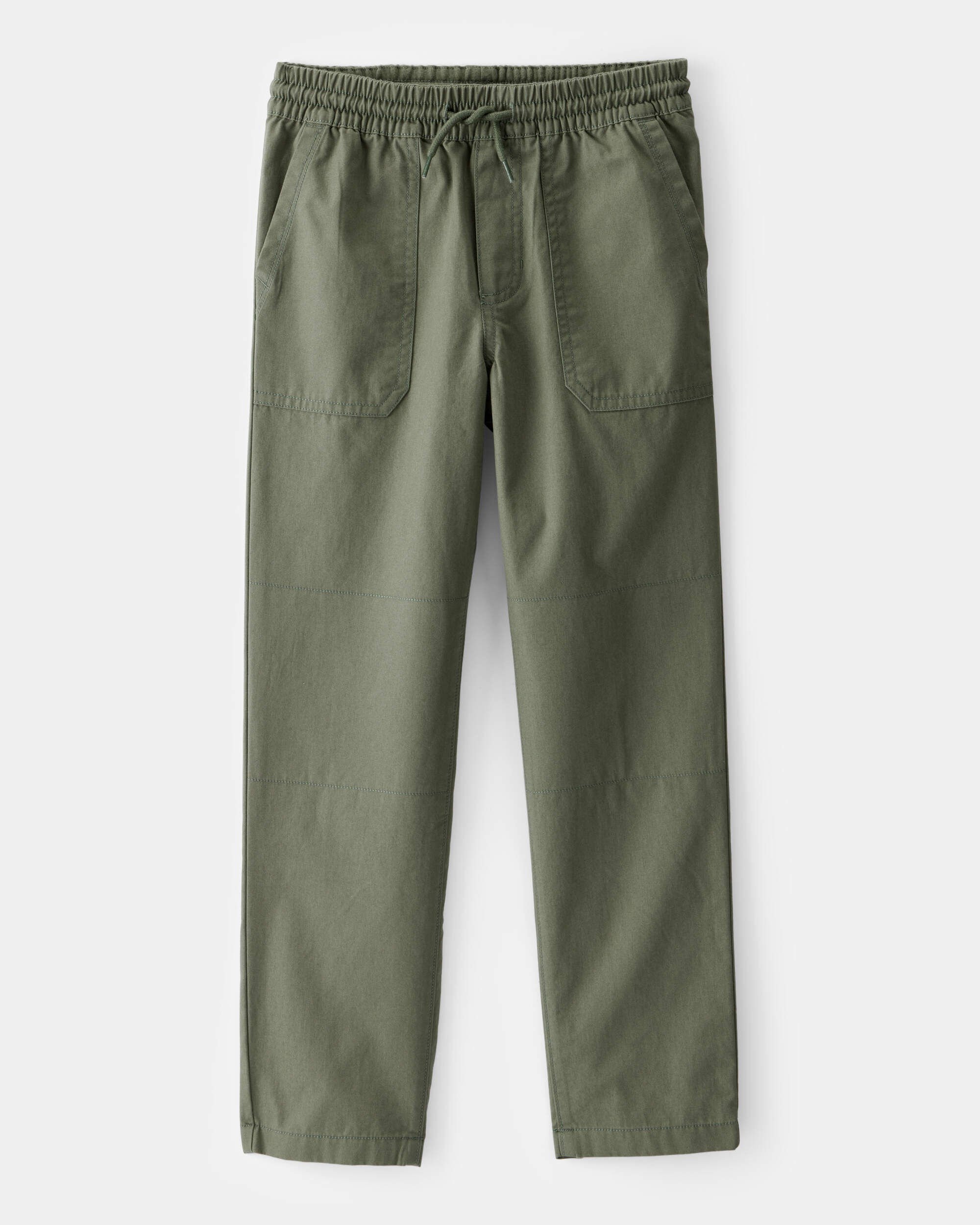 Kid Tapered Iconic Denim Drawstring Joggers - Indigo Wash