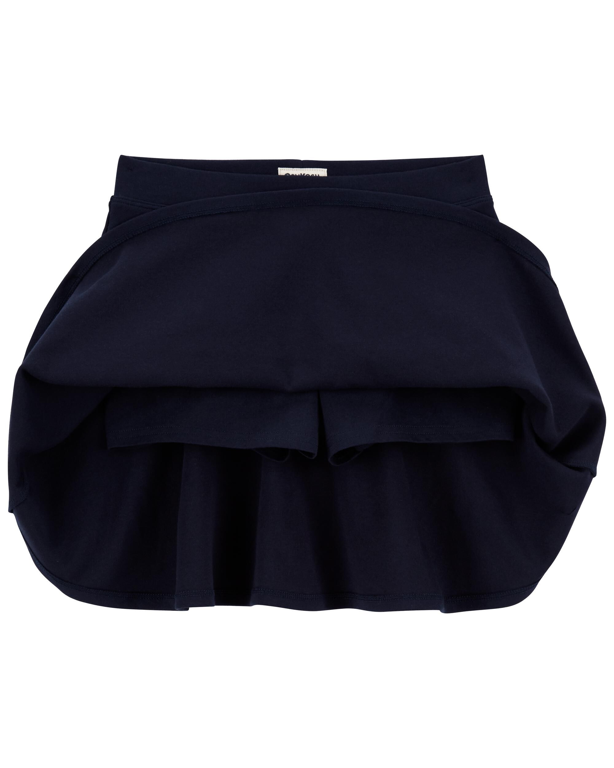 ★AGNEL★ Boy skirt_navy Cargo Pocket Skirtall Little Girls 4-6x - Light Wash