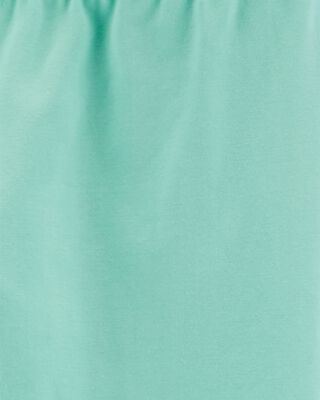 Product image 2 of Kid 2-Pack Turquoise & Purple Cotton Stretch Leggings