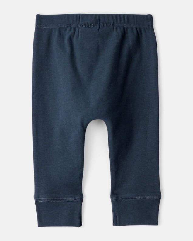 Product image 2 of Baby Boy 2-Pack 100% Cotton Pull-On Pants - Green/Navy