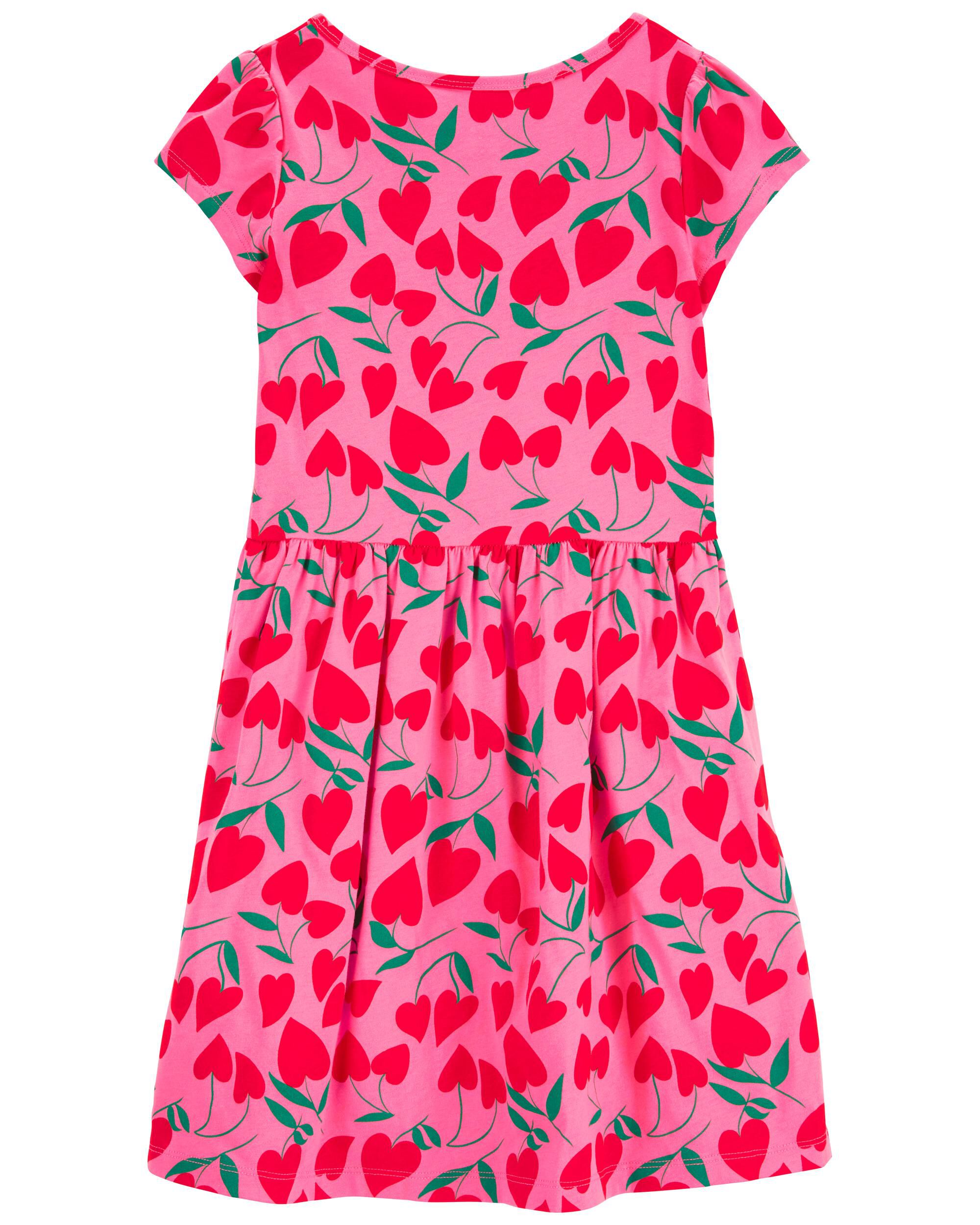 Kid Cherry Jersey Dress - Carter's | Carter's