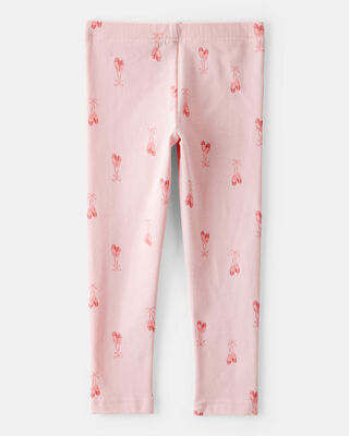Product image 2 of Toddler Girl Cotton Ballerina Stretch Leggings - Pink