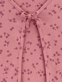 Pink - Kid 3-Piece Floral Cardigan & Flare Legging Set, Selected