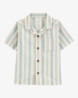 Product image 1 of Baby Short-Sleeve Striped  Button-Front Shirt