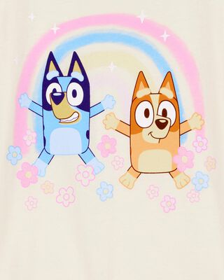 Product image 2 of Toddler Bluey™ Short-Sleeve Graphic Tee - Cream
