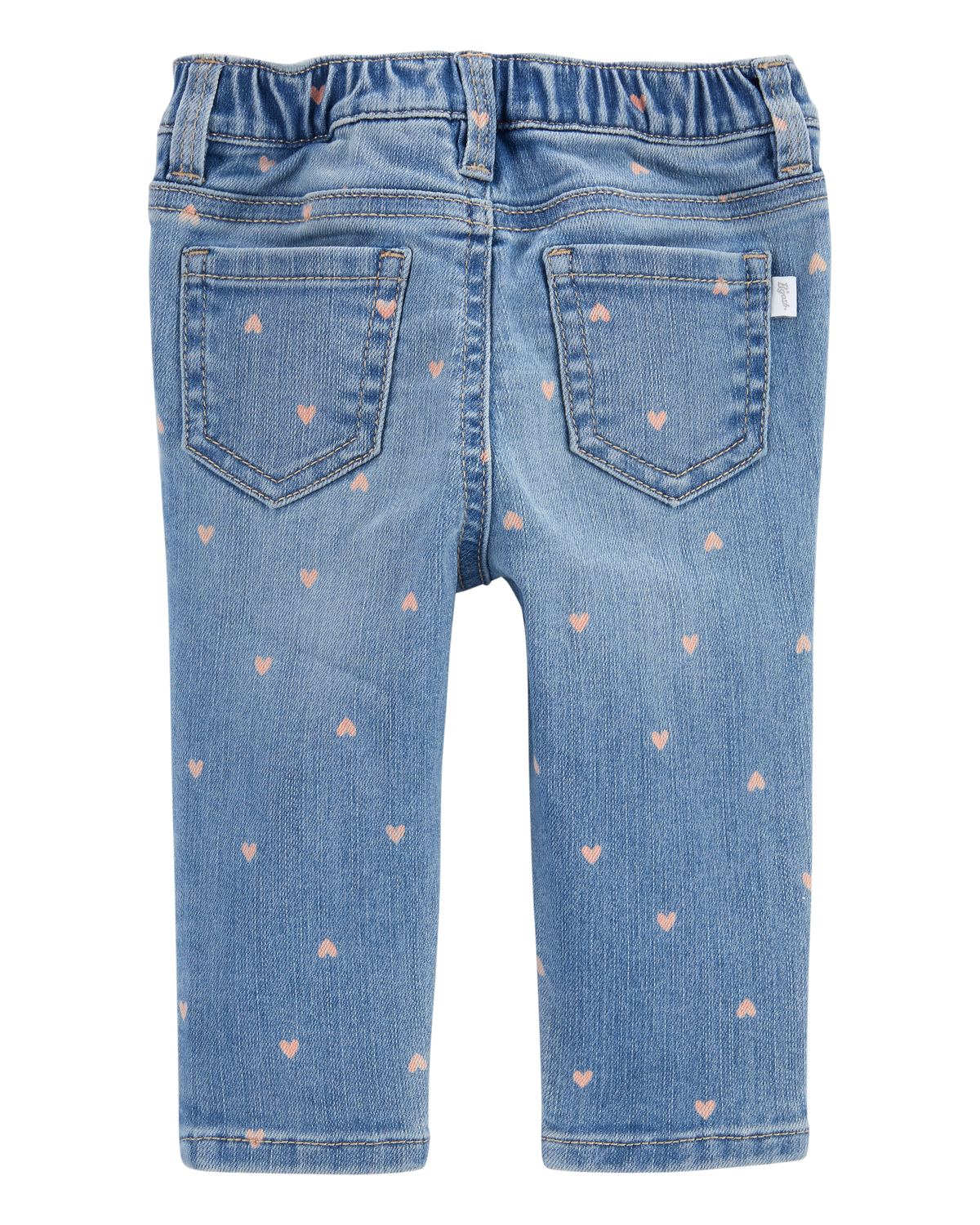 Baby Heart Print Pull-On Denim Pants - OshKosh | Carter's