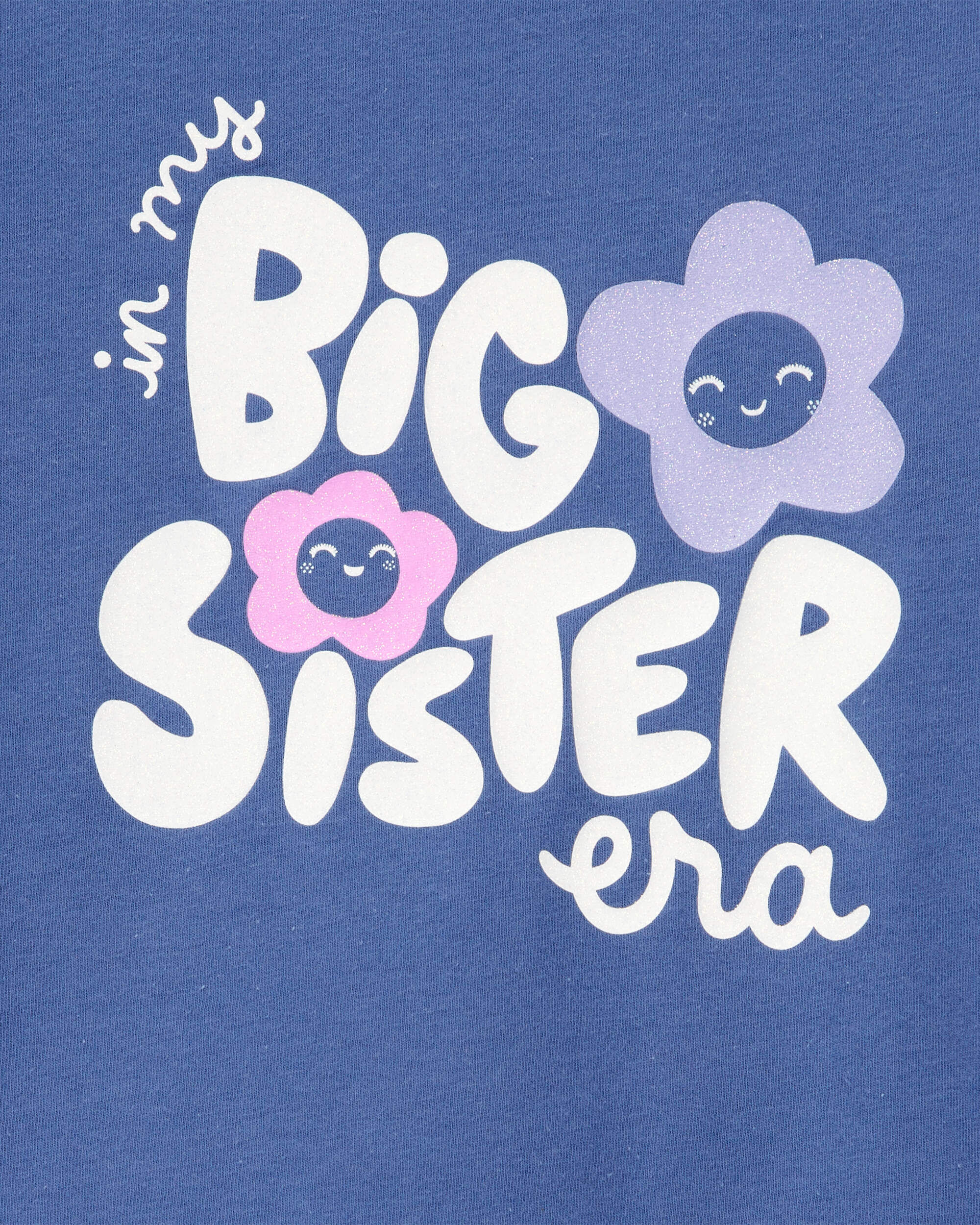 Girls Big Sister Short-Sleeve Graphic Tee - Blue