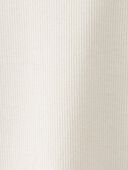 Heather Grey, Sweet Cream - Toddler 2-Pack Organic Cotton Rib Mock Neck Tops, Selected