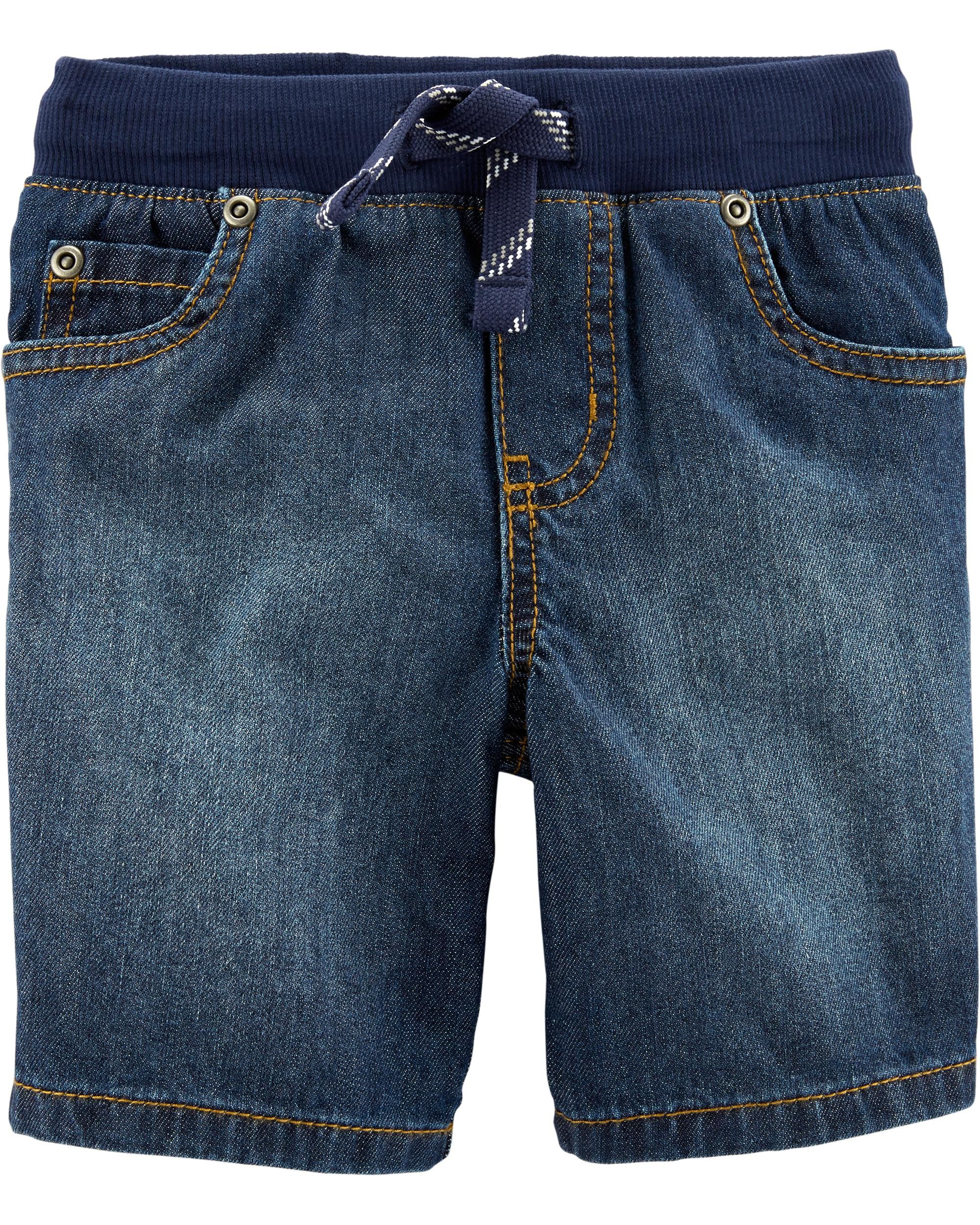 Easy Pull-On Denim Shorts | carters.com