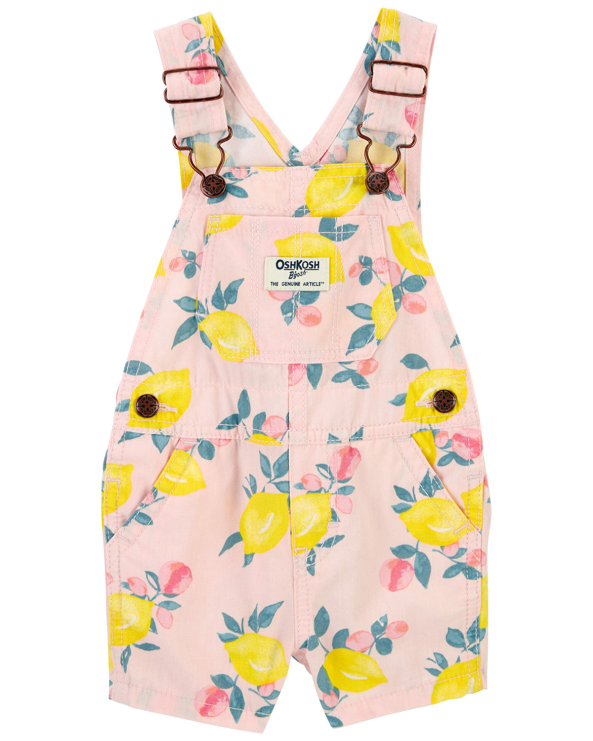 Baby Lemon Print Shortalls - OshKosh | Carter's Baby Lemon Print Shortalls - OshKosh | Carter's