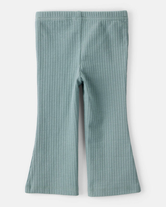 Product image 2 of Baby Girl Cotton Flare Leggings - Green