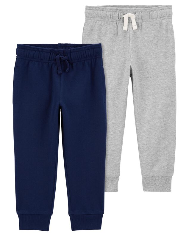 Product image 1 of Baby 2-Pack Pull-On French Terry Joggers