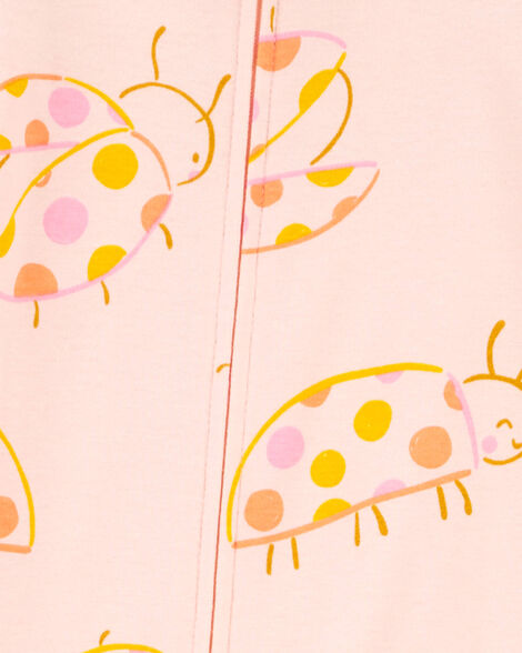  Product image 2 of Baby 1-Piece Ladybug 100% Snug Fit Cotton Footie Pajamas