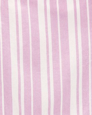 Product image 2 of Kid Striped Peplum Top - Pink